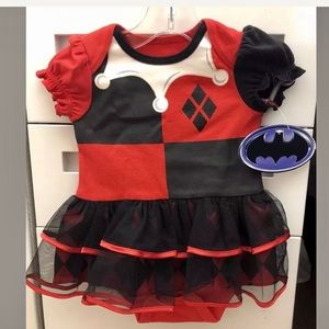 NWT BABY GIRLS HARLEQUIN TUTU DRESS 0-6M HALLOWEEN